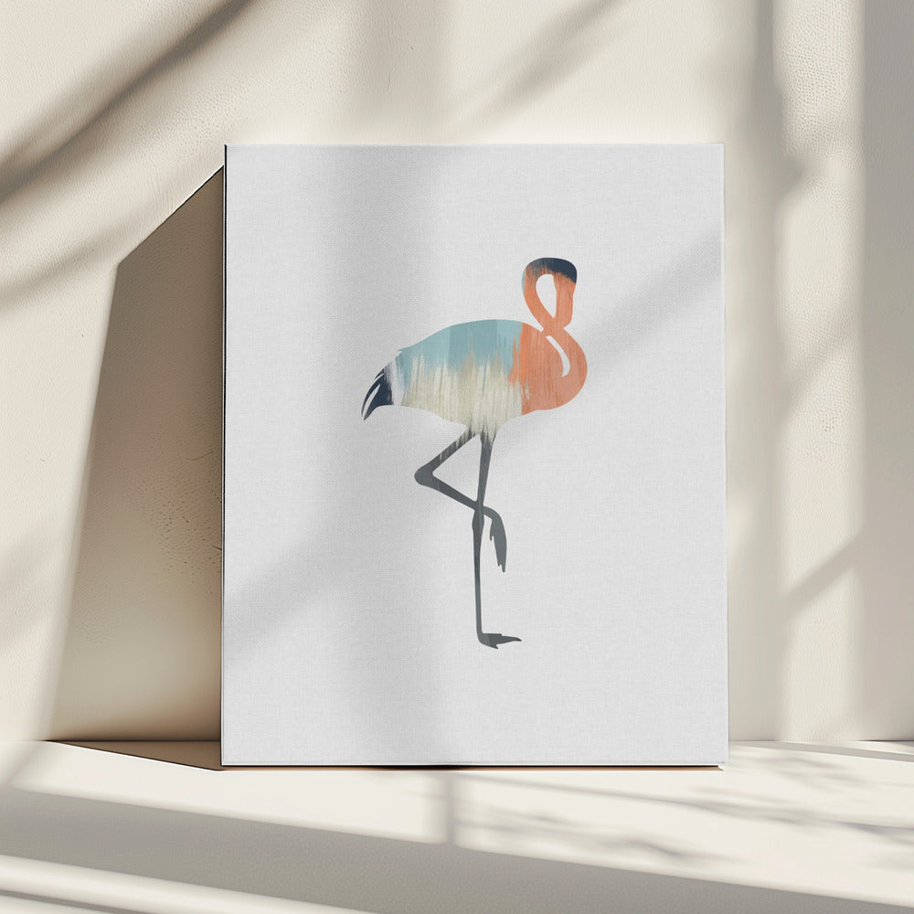 Pastel Flamingo | Canvas
