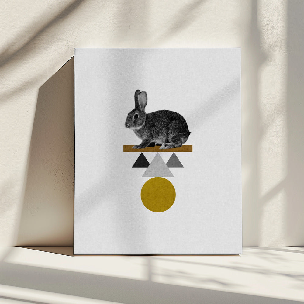 Tribal Rabbit | Canvas