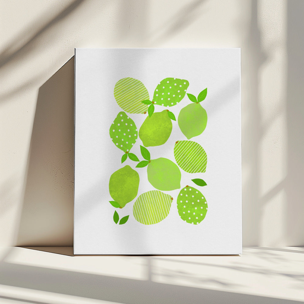 Lime Crowd | Canvas
