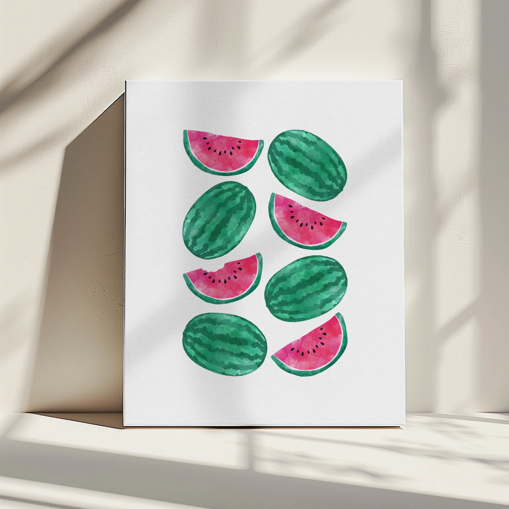 Watermelon Crowd | Canvas