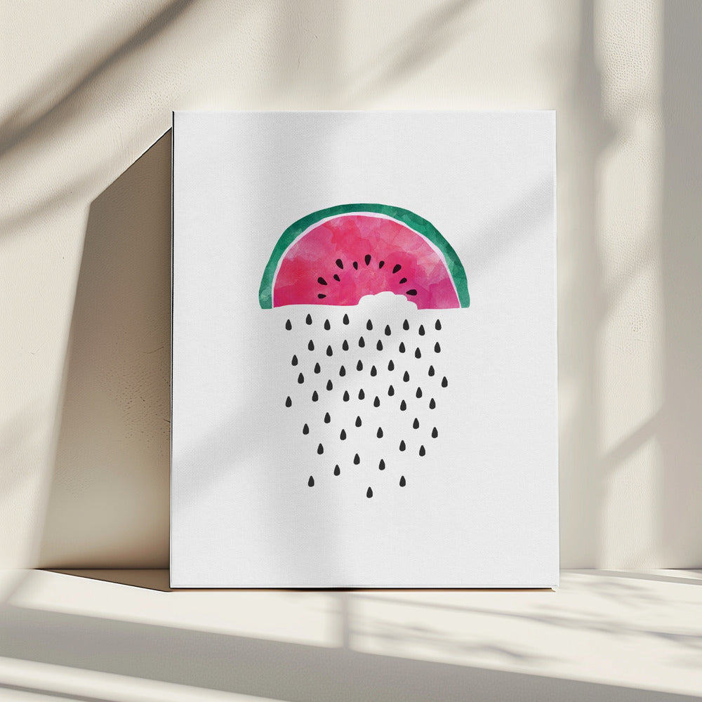 Watermelon Rain | Canvas