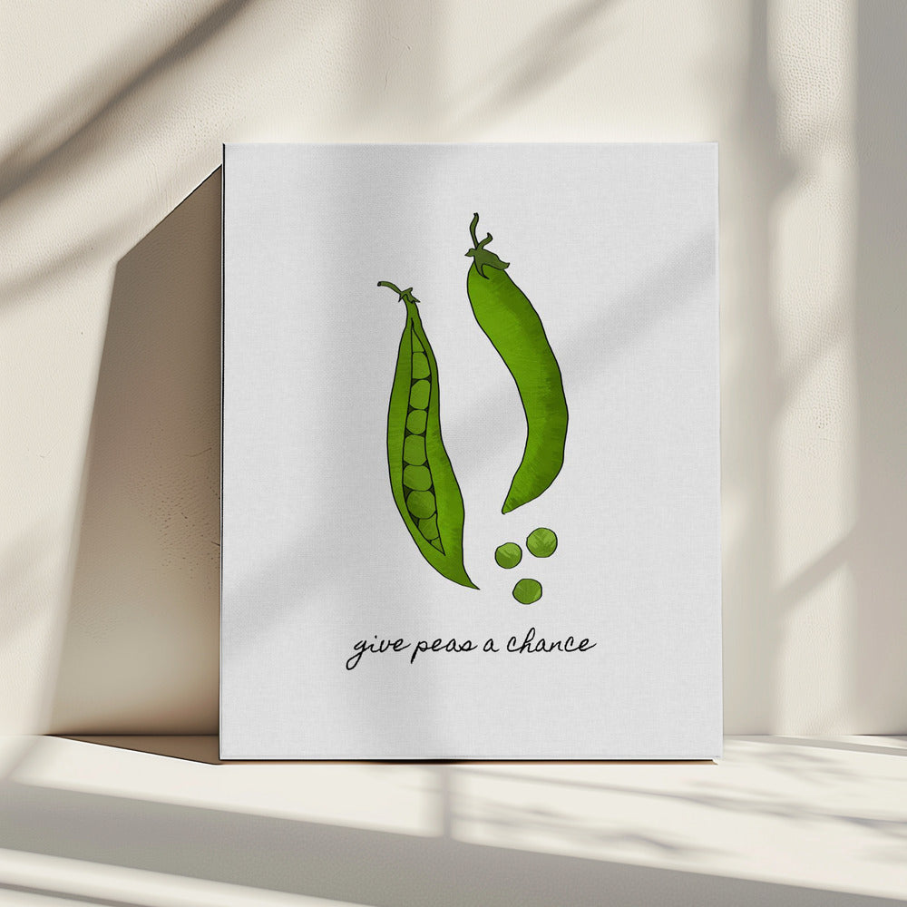 Give Peas a Chance | Canvas