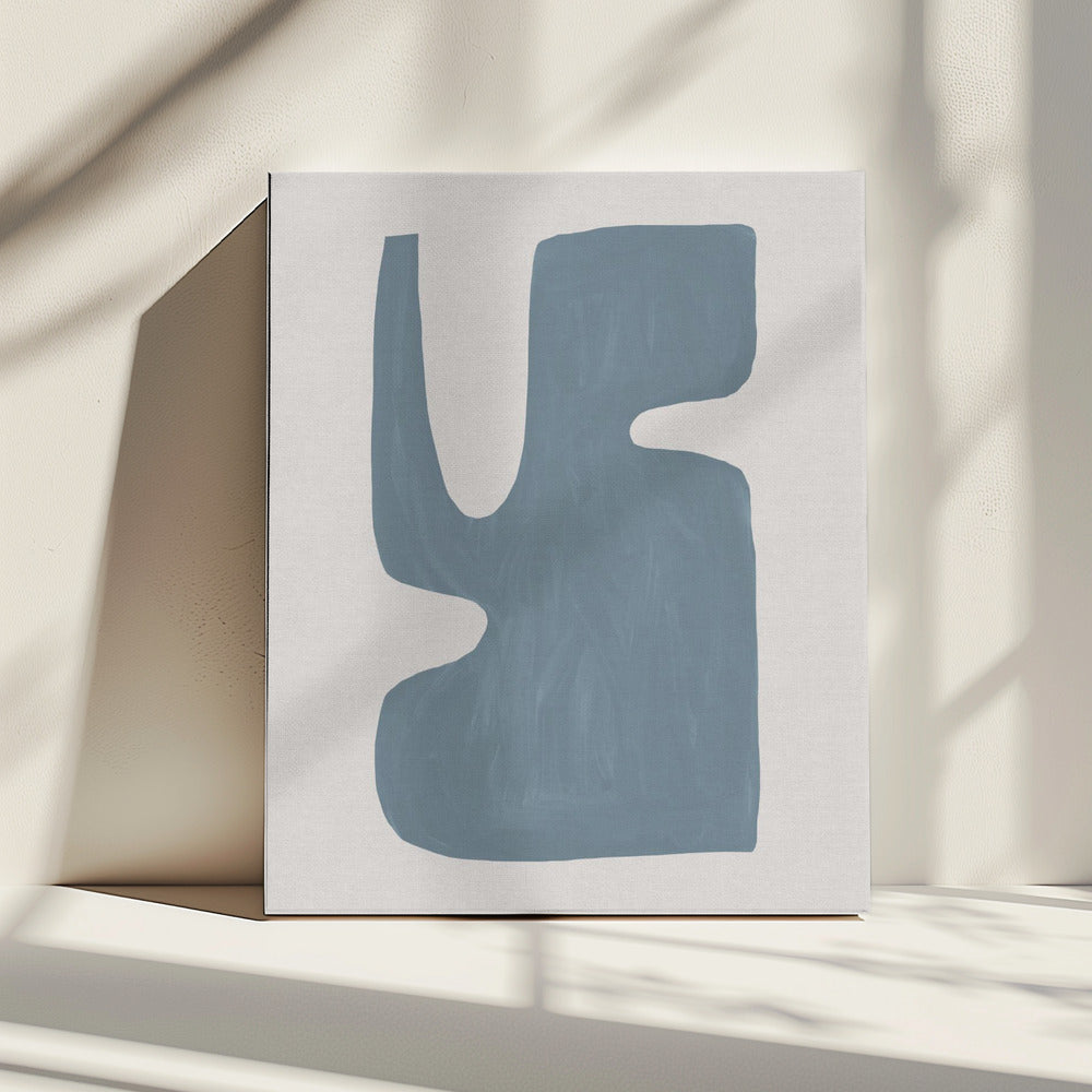 Mid Century Blue I | Canvas