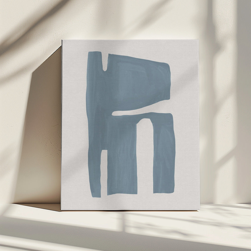 Mid Century Blue II | Canvas
