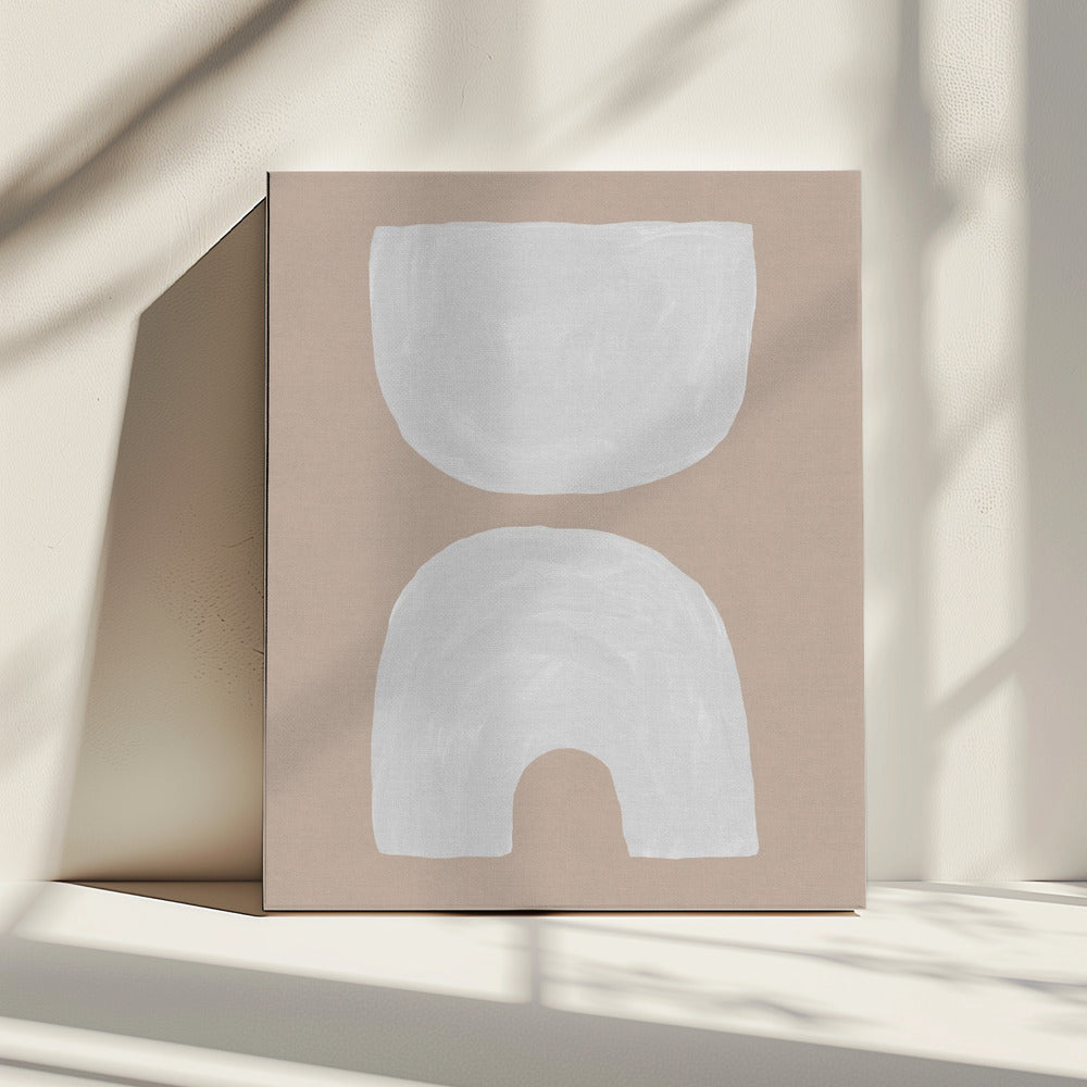 Mid Century Brown I | Canvas