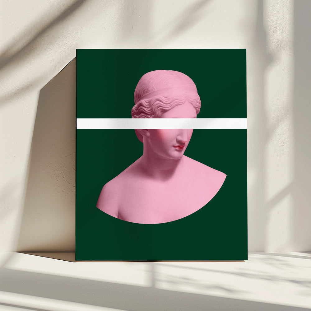 Pink and Green Artemis | Canvas