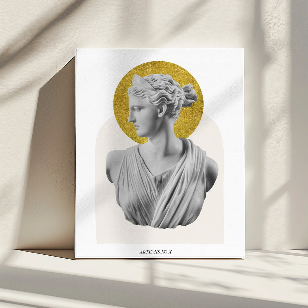 Gold Artemis Goddess | Canvas