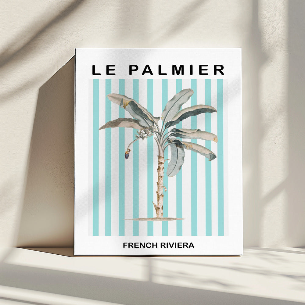 Striped Palm Tree | Canvas