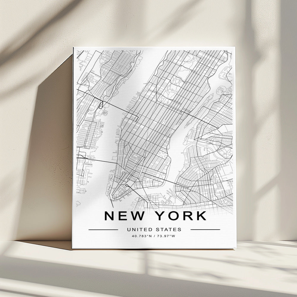 New York  Map | Canvas
