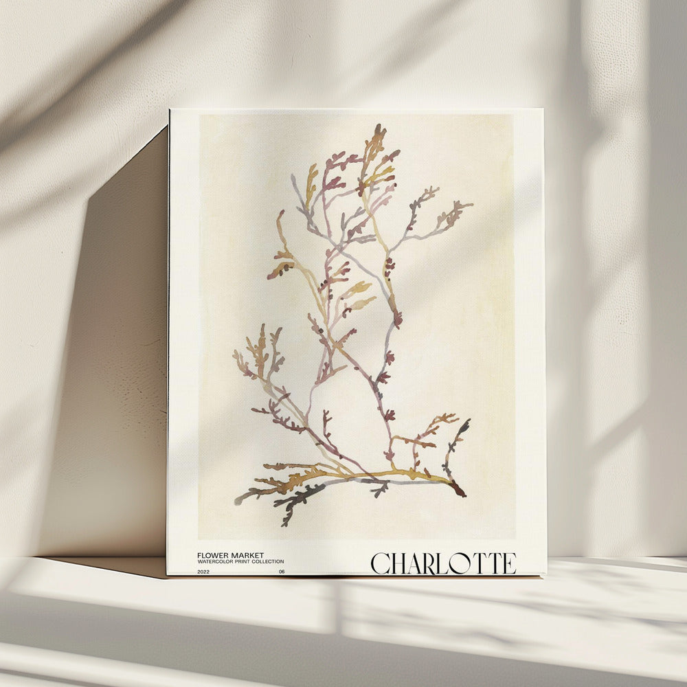 Watercolor print collection. Flower market - Charlotte | Canvas