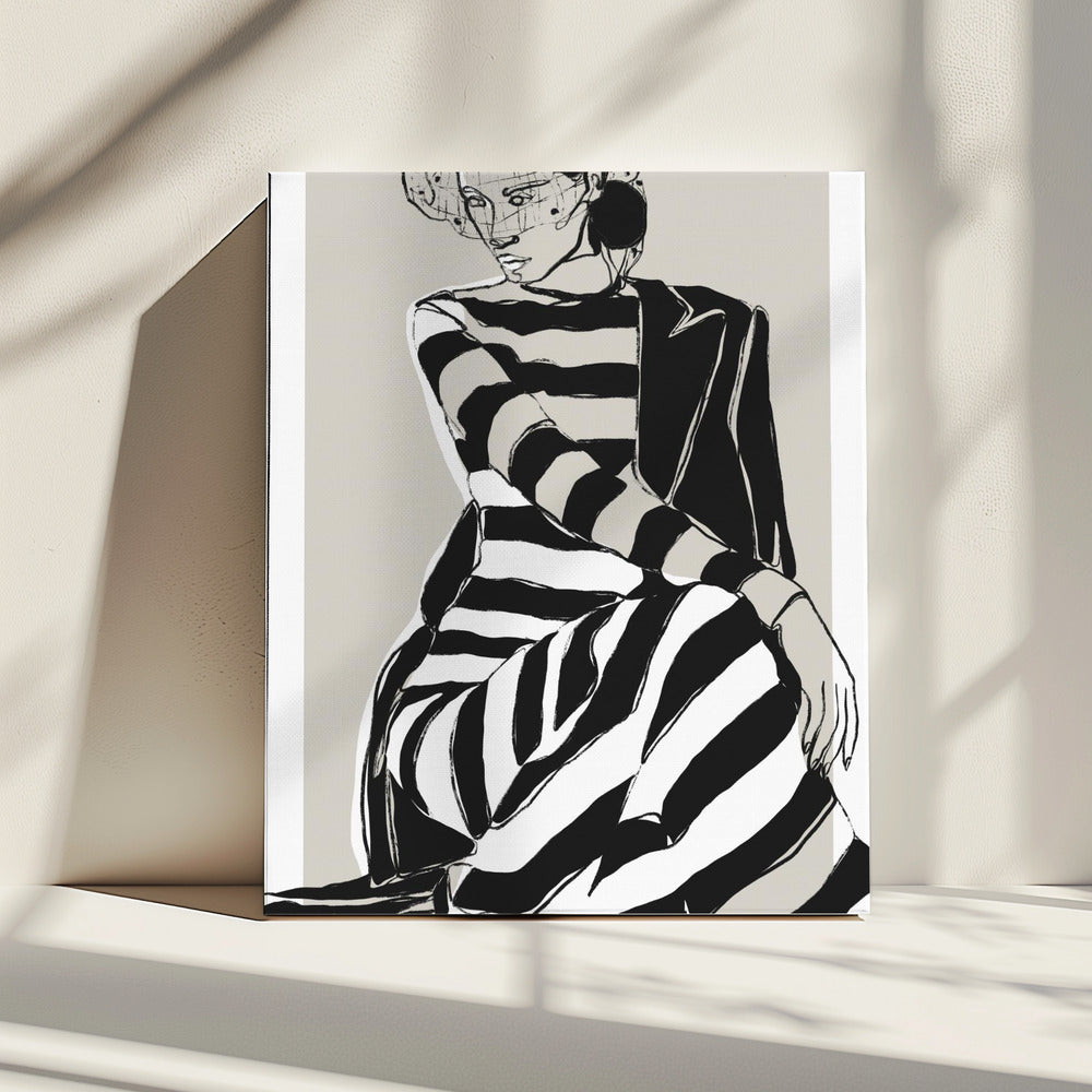 Striped Elegance | Canvas