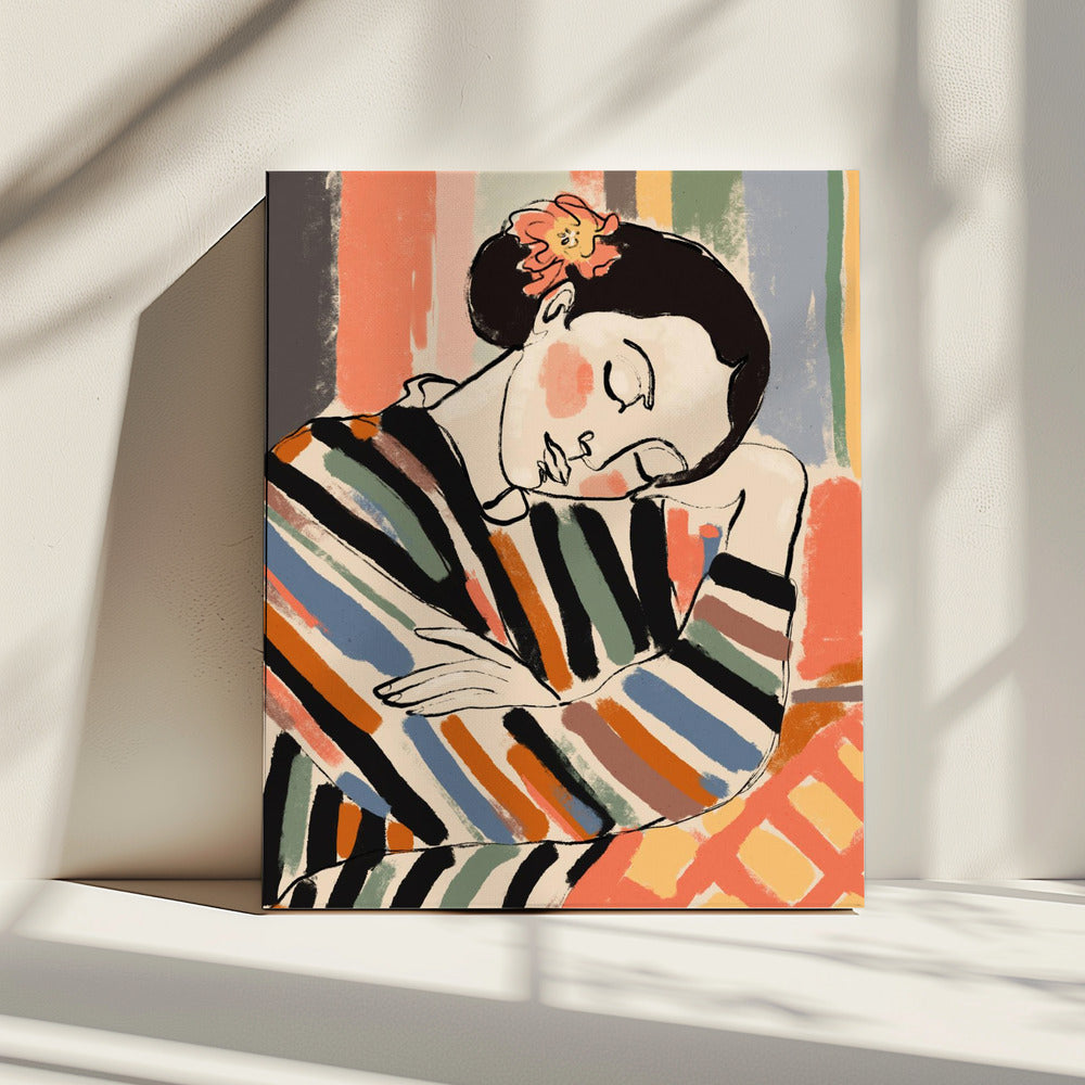 Striped Serenity | Canvas