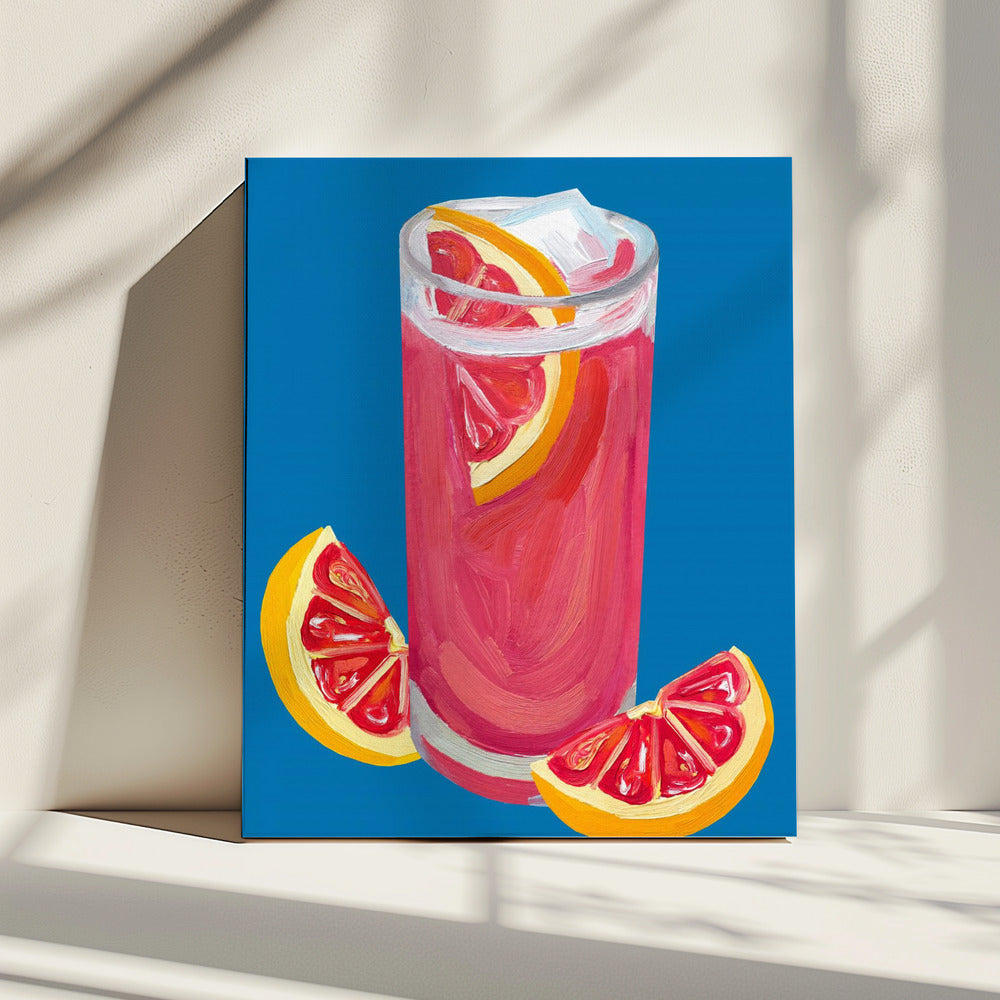 Grapefruit Paloma Blue | Canvas