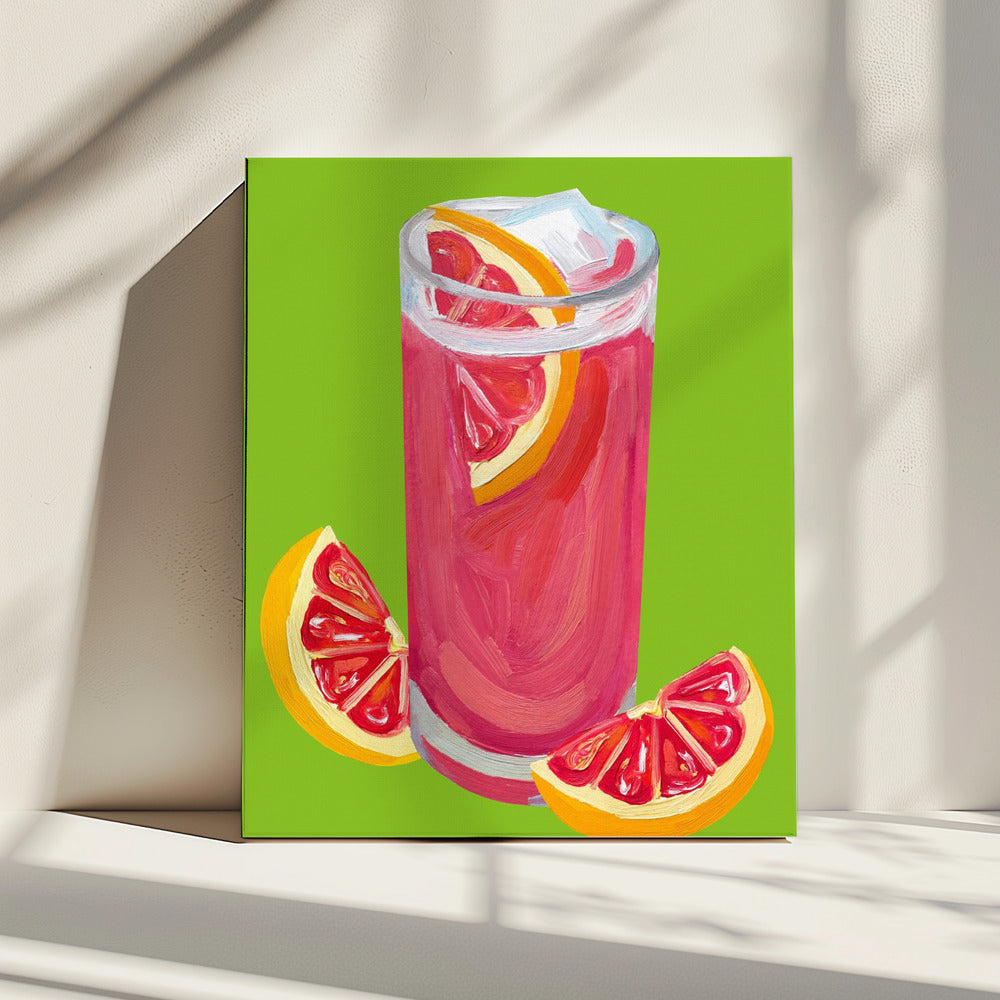 Grapefruit Paloma Pistachio | Canvas