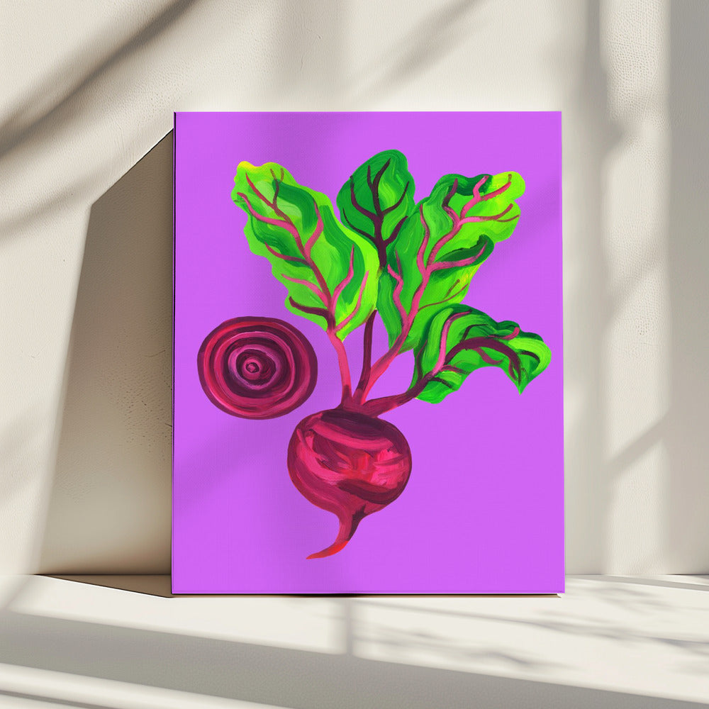 Beetroot Swirl Purple | Canvas