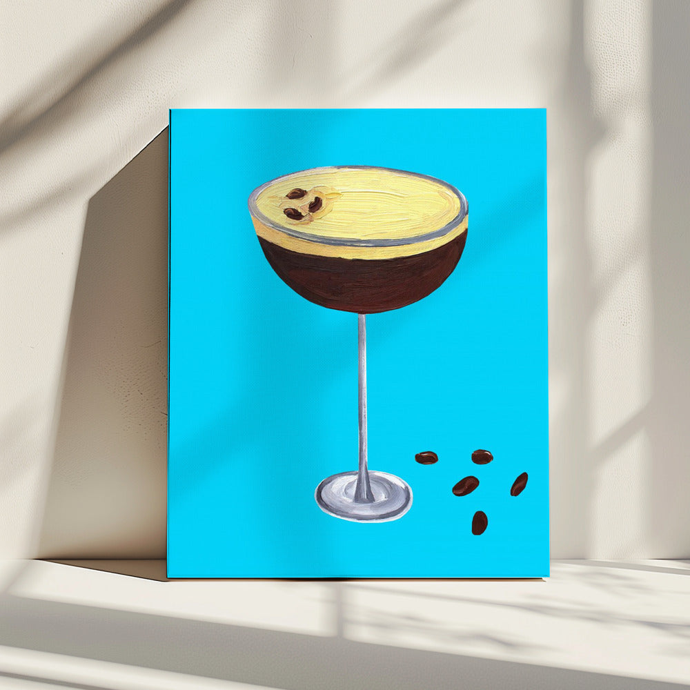 Espresso Martini Sky Blue | Canvas