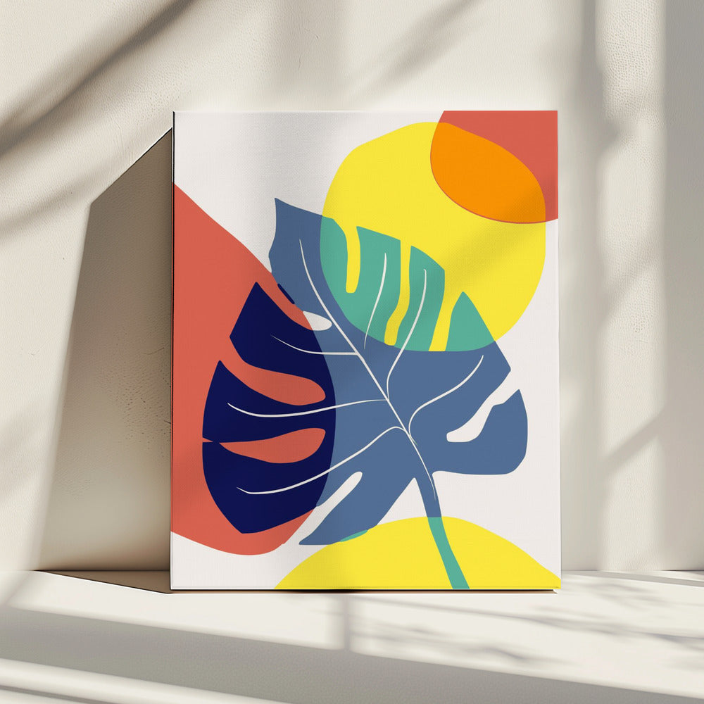 Vibrant Leaf Dance | Canvas