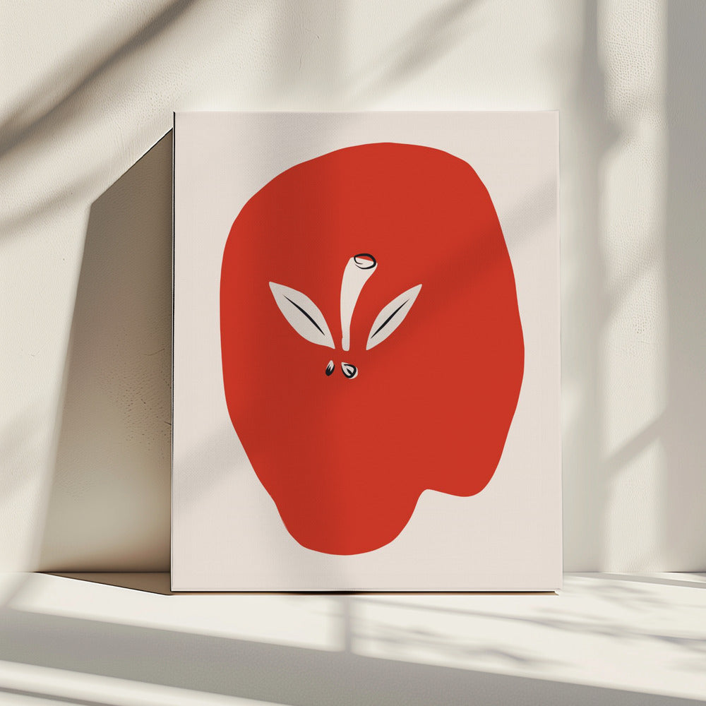 Big Red Apple | Canvas