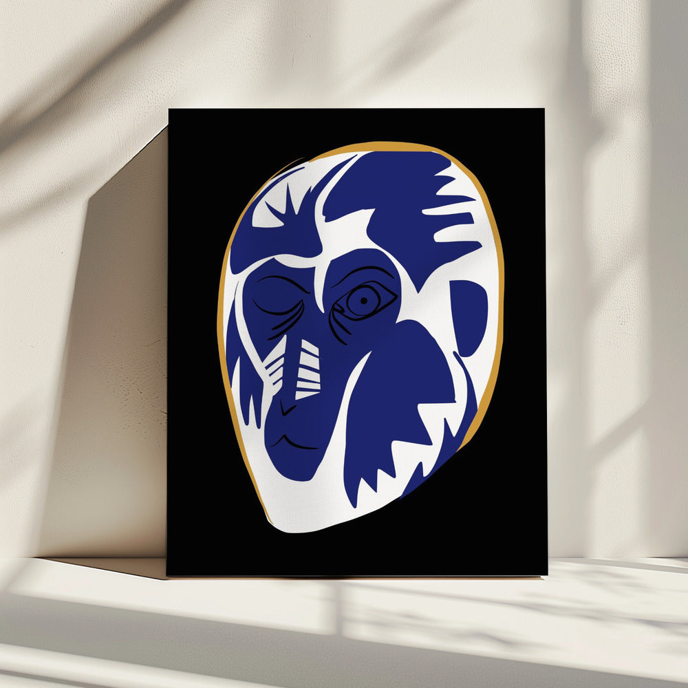 Abstract Mask Illusion | Canvas