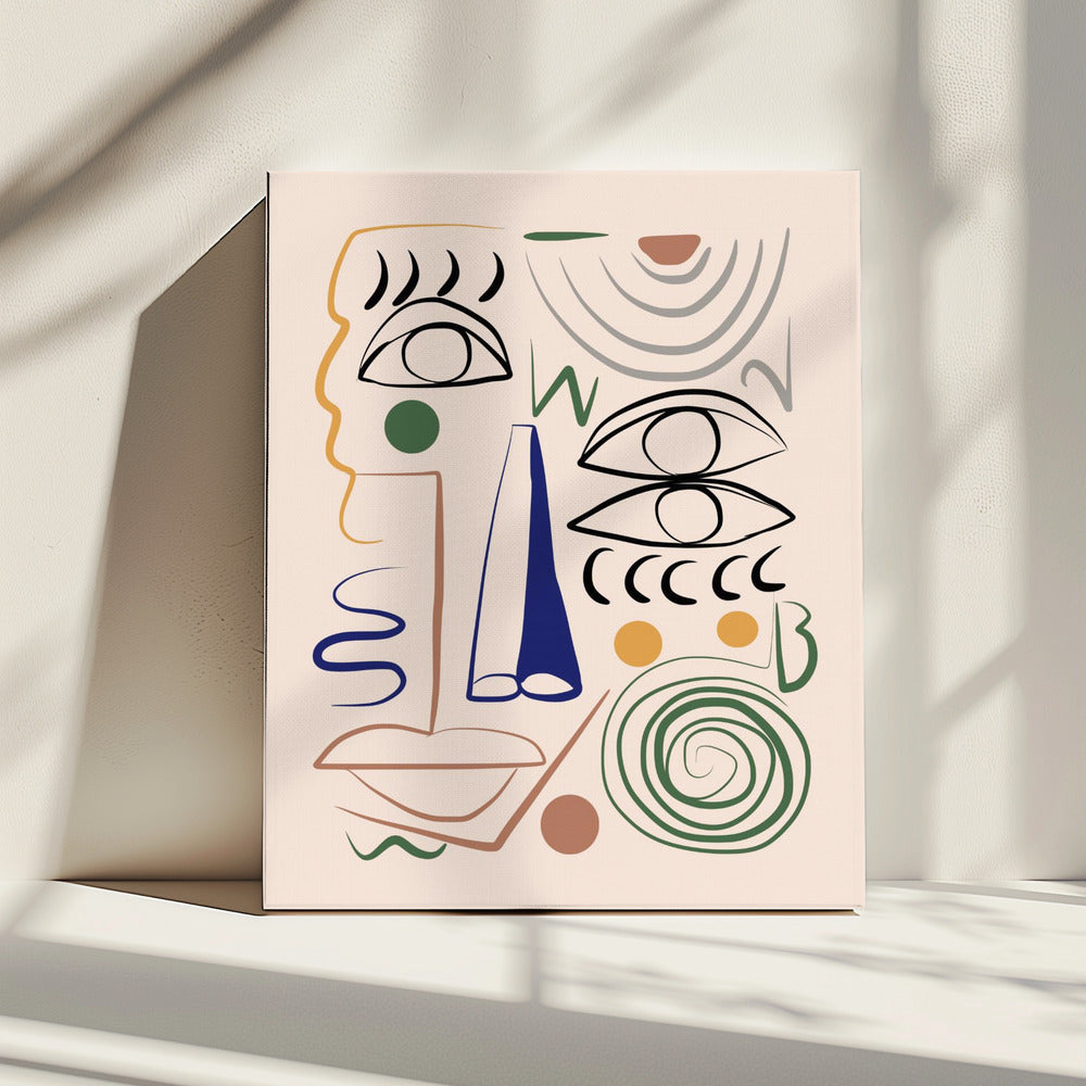 Line Art Bizarre | Canvas