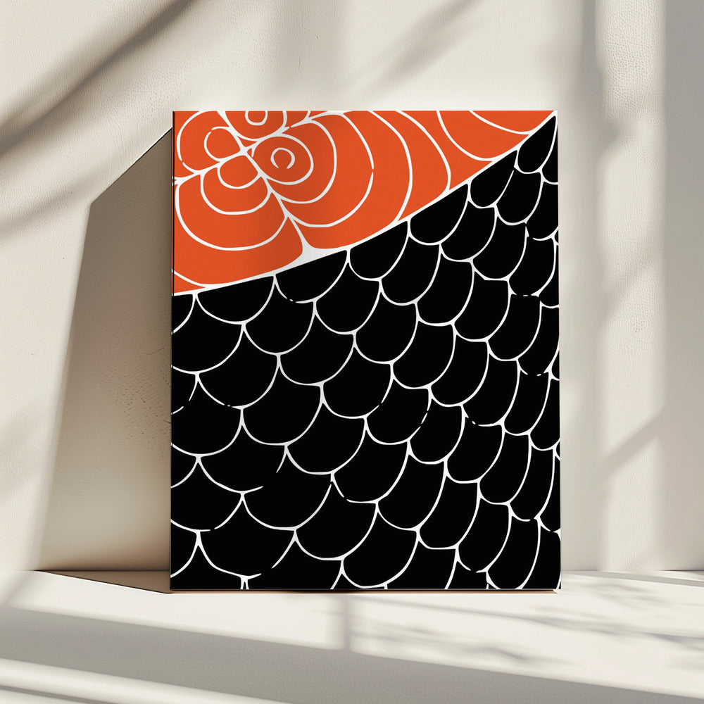 Sashimi Red and Black | Canvas