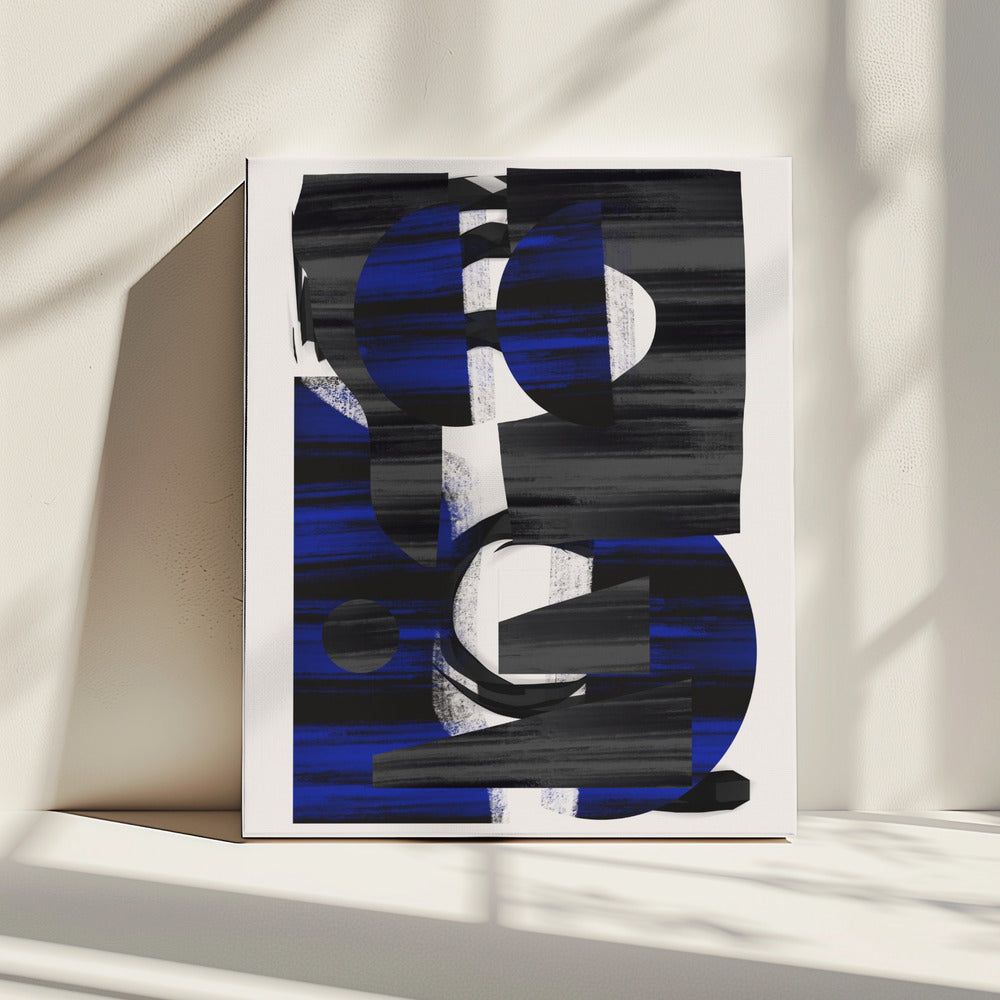 Abstract Stripe Minimal Collage 28 | Canvas