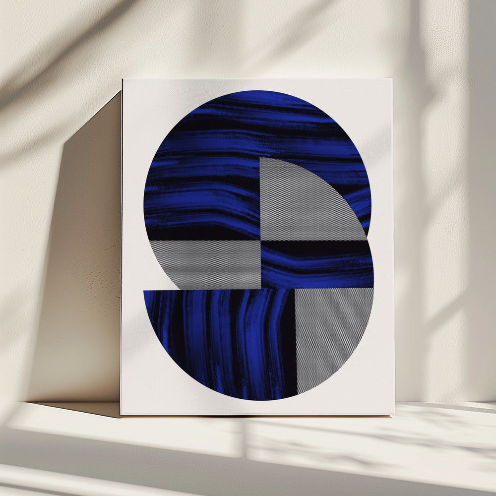 Scandinavian In Blue and Black 2 | Canvas