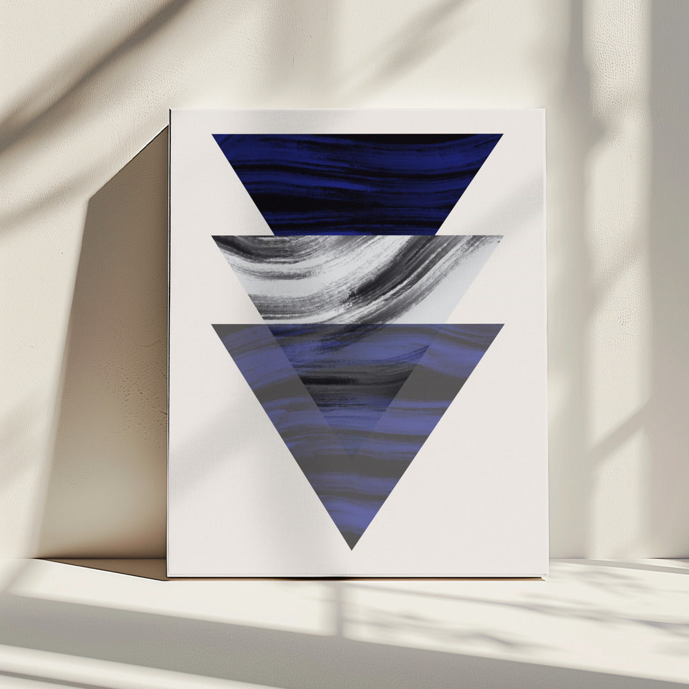 Three Triangular Geometric | Canvas