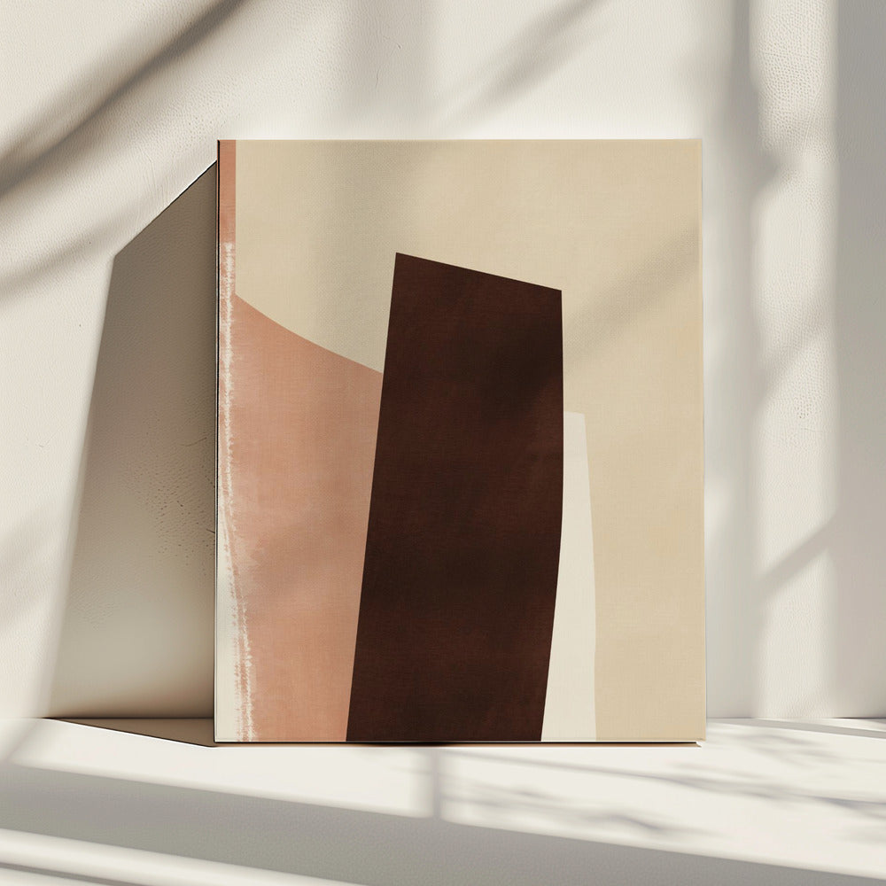 Geometric Shapes in Earthy Tones | Canvas