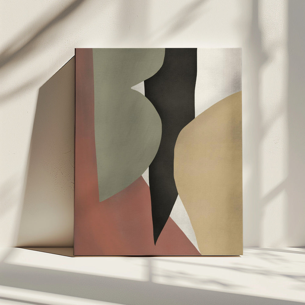 Tropical Abstract Shapes | Canvas