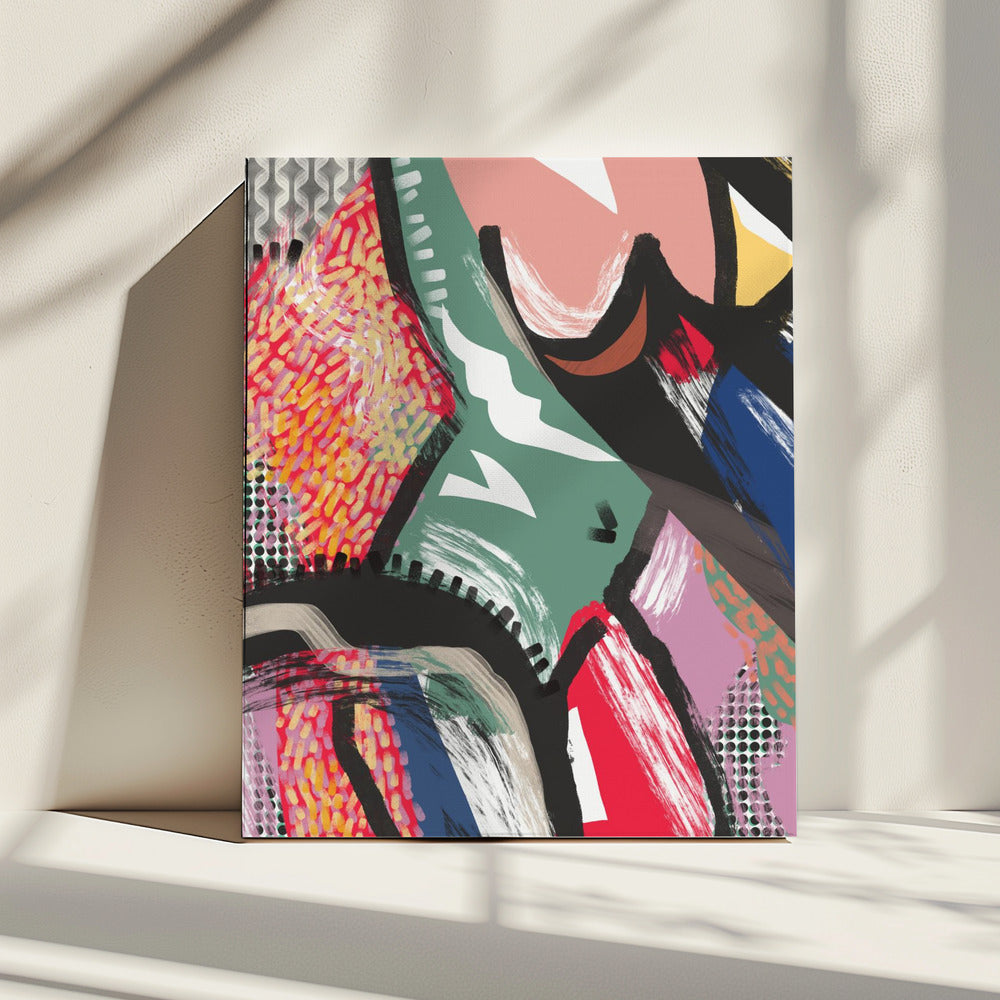 Vibrant Colorful Abstract | Canvas