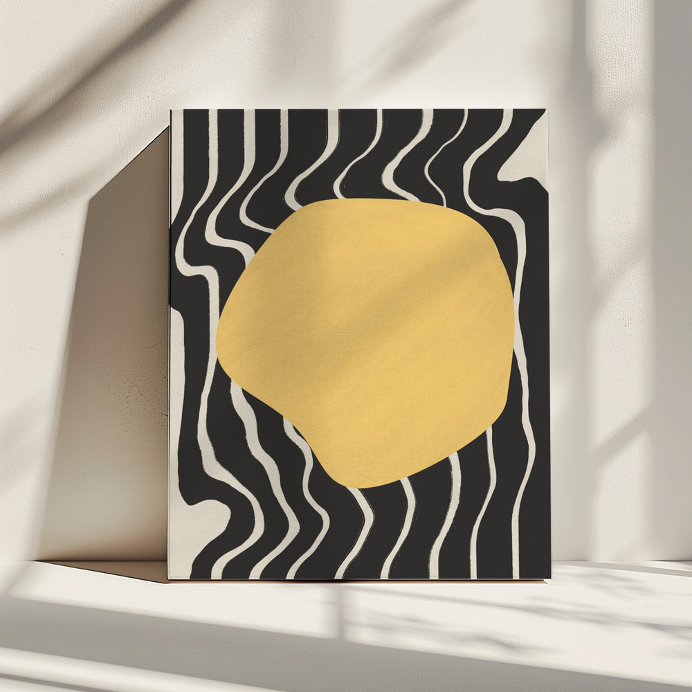 Golden Wave Harmony | Canvas