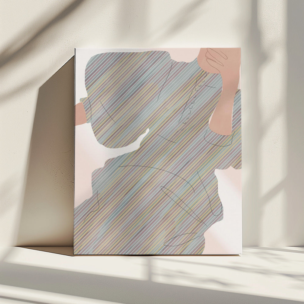 Striped Elegance | Canvas