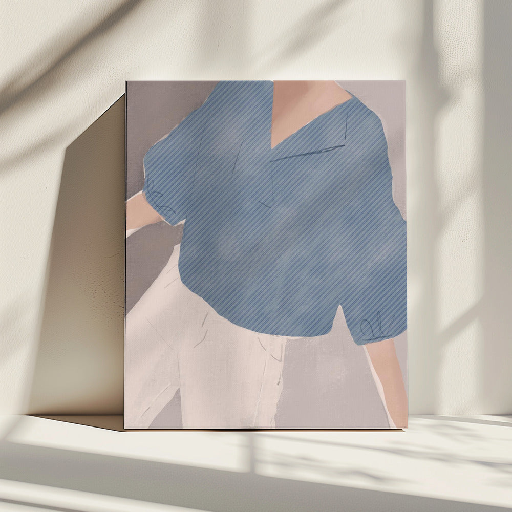 Striped Shirt Wanderer | Canvas