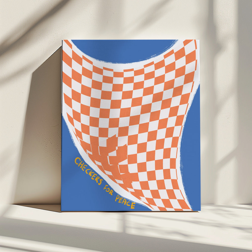 Checkers for Peace | Canvas