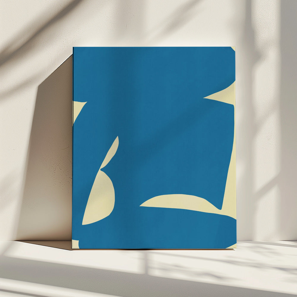 Abstract Blue Form | Canvas