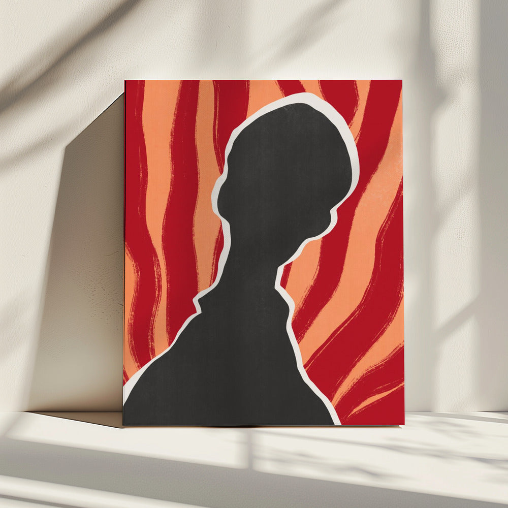 Anonymous Portrait In Heat | Canvas