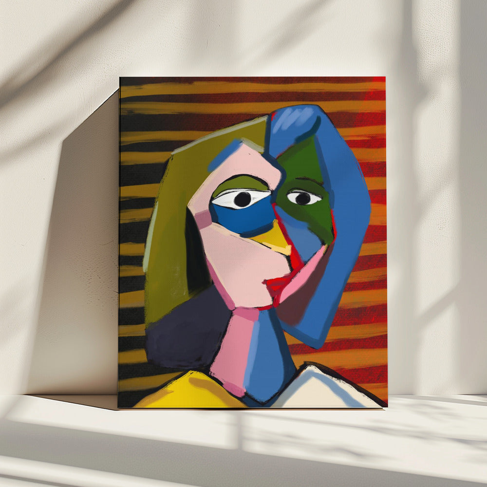 Potrait inspired by picasso | Canvas