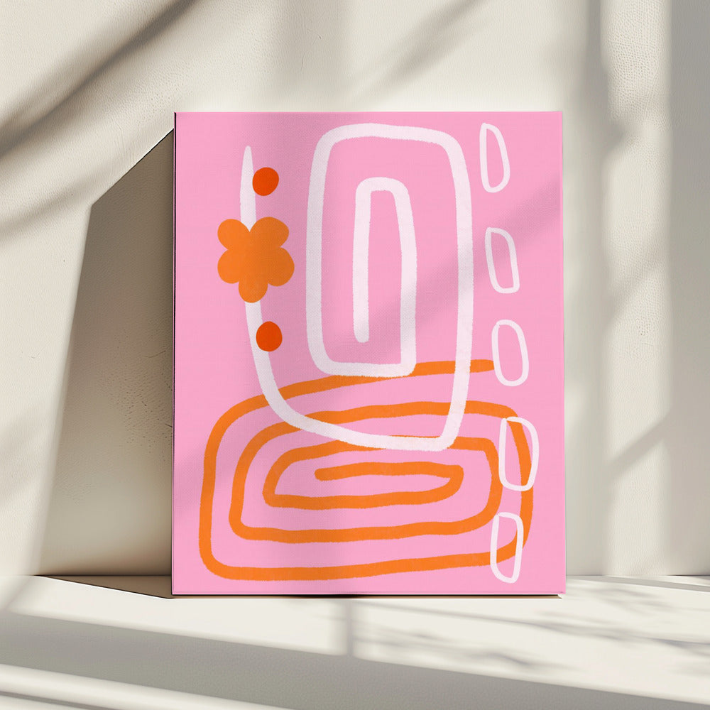 Spiral Bloomscape | Canvas