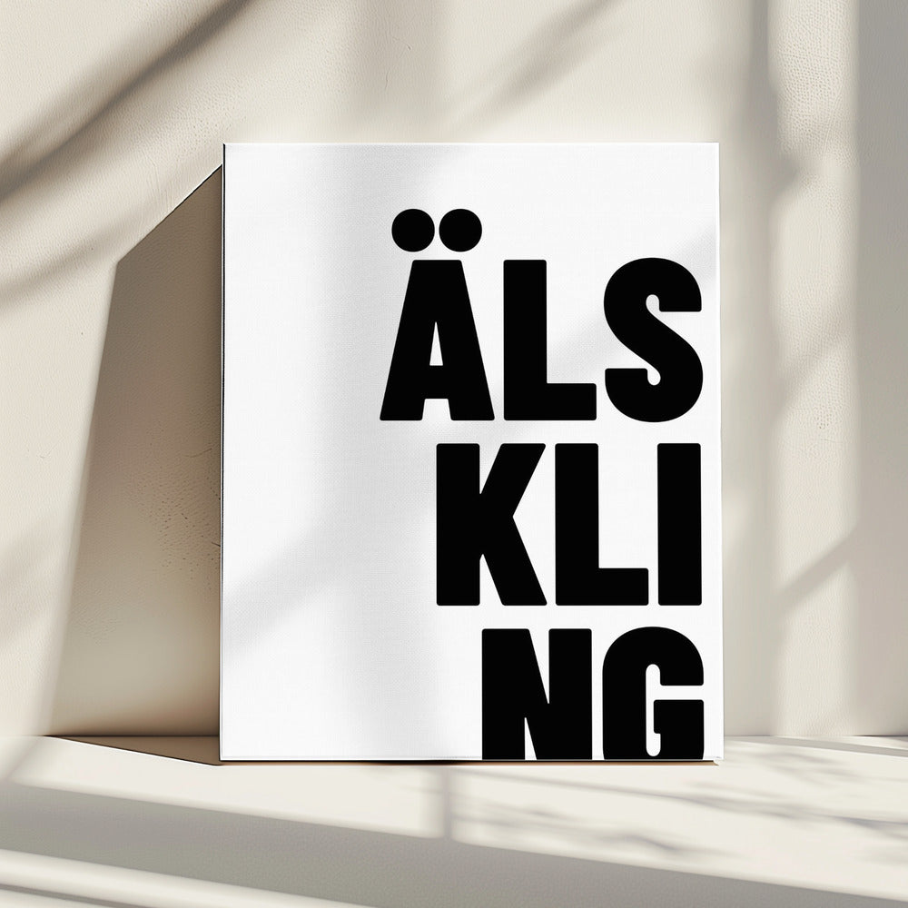 Bold Letters of Love | Canvas