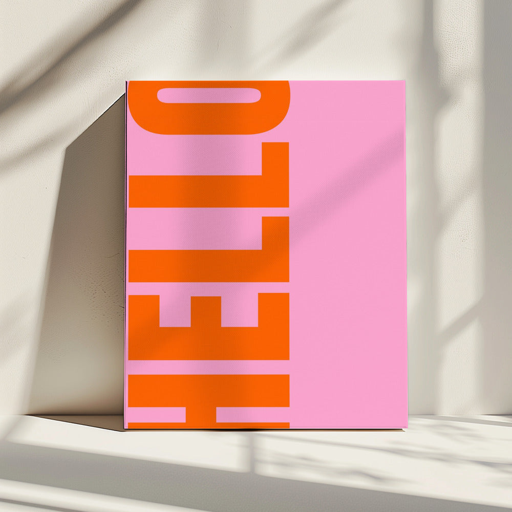 Bold Greeting Burst | Canvas