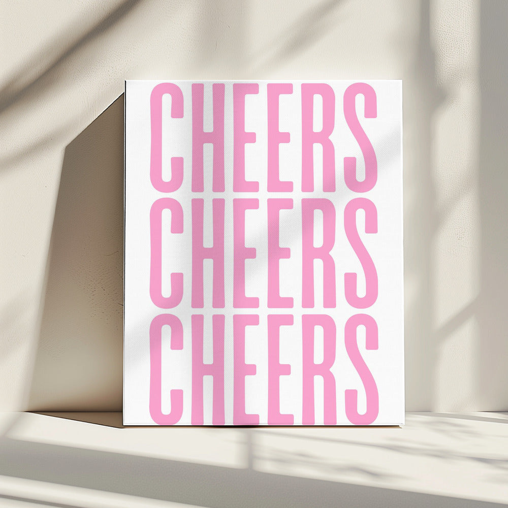Triple Cheers Display | Canvas