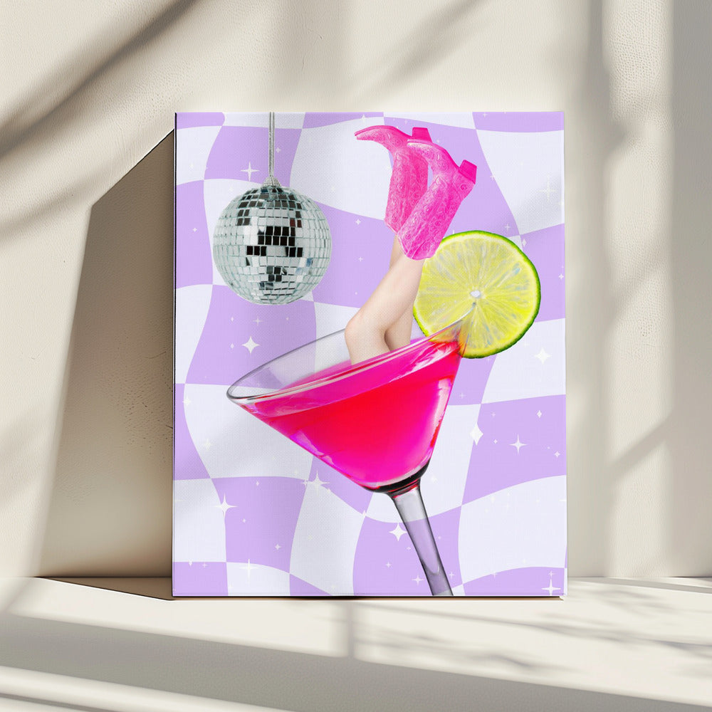 Disco Drink Delight | Canvas