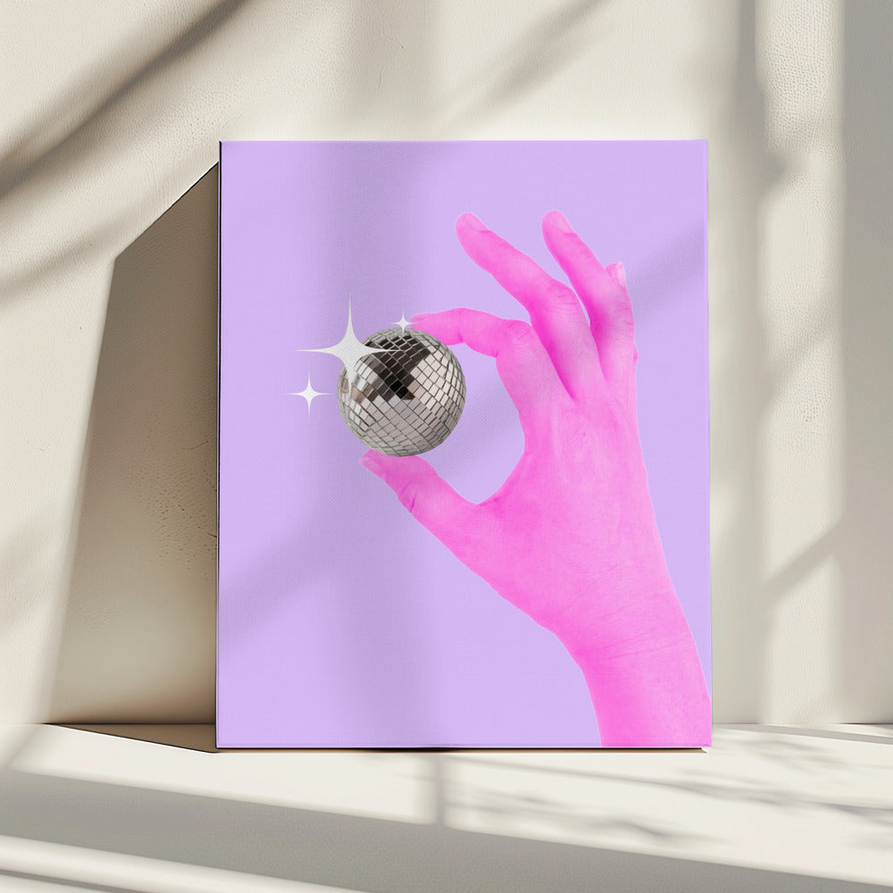 Pink Glow Sphere | Canvas