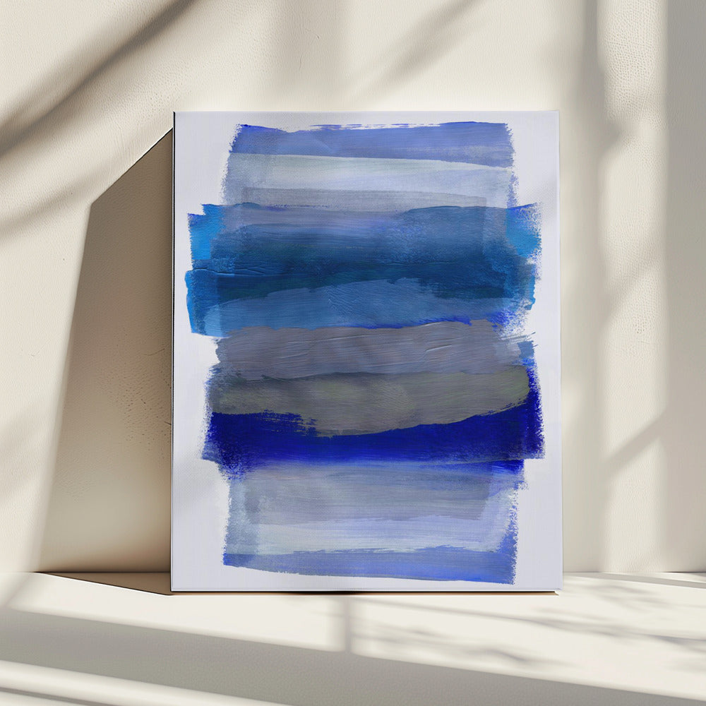 Abstract Brush Strokes 45Y | Canvas