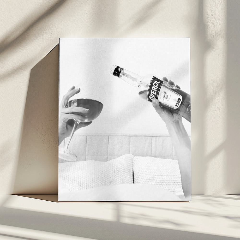 Aperol In Bed Close | Canvas