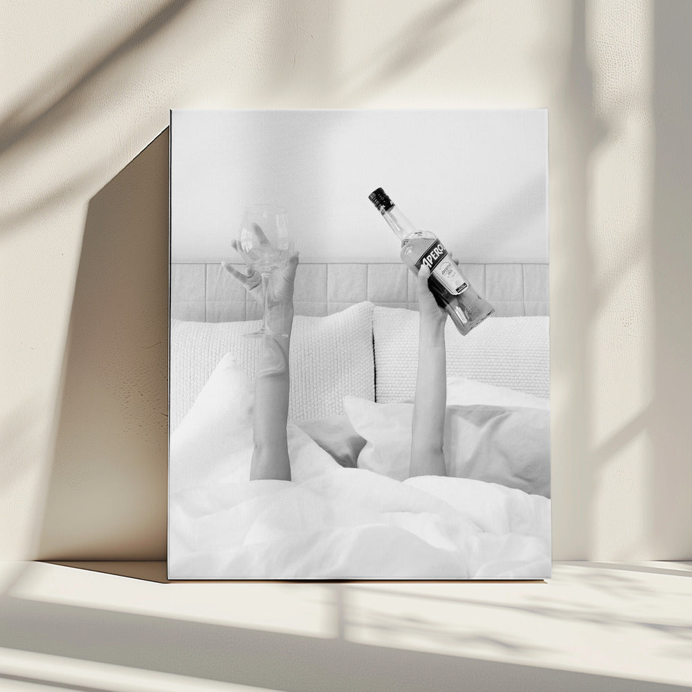 Aperol In Bed Low Key | Canvas