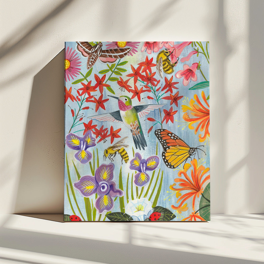 Pollinators and flowers | Canvas