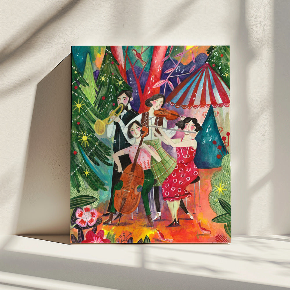 Christmas music in the forest | Canvas