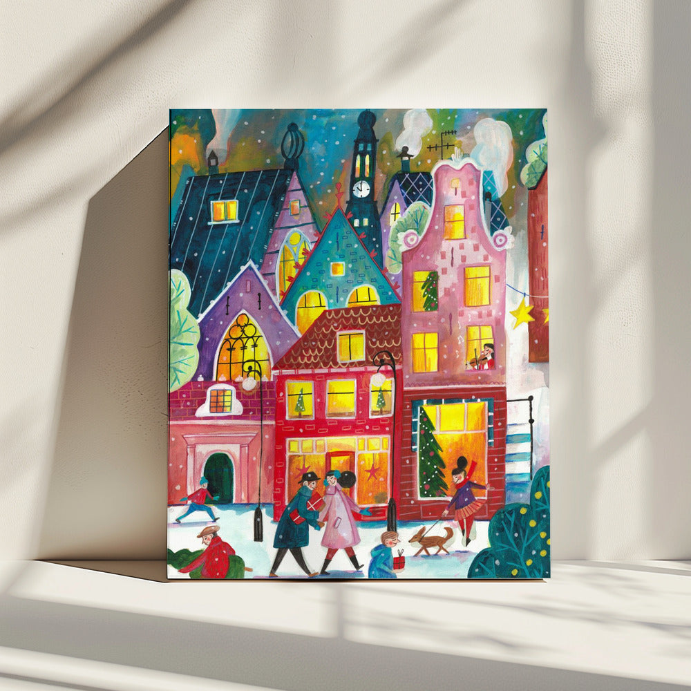 Christmas in Amsterdam | Canvas